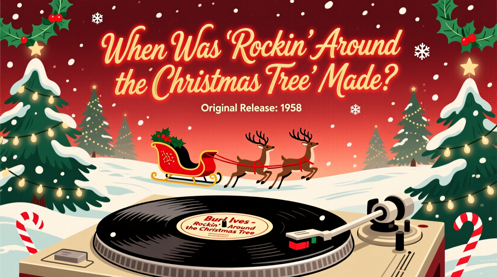when was rockin around the christmas tree made