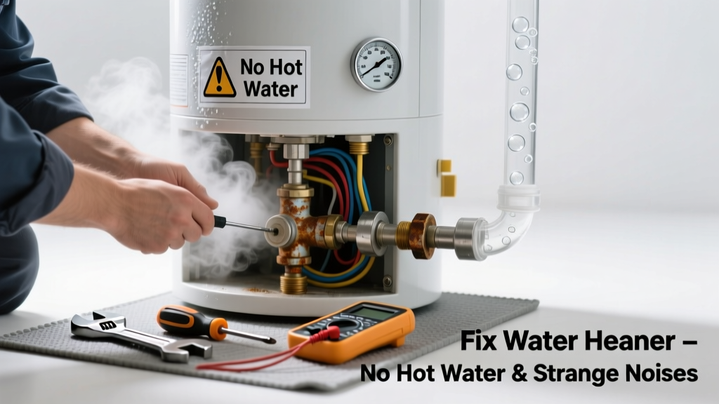 Fix Water Heater No Hot Water & Strange Noises