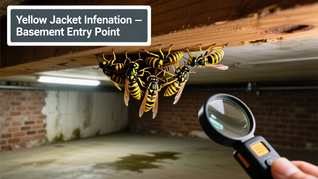 Yellow Jackets in Basement: Identification & Removal