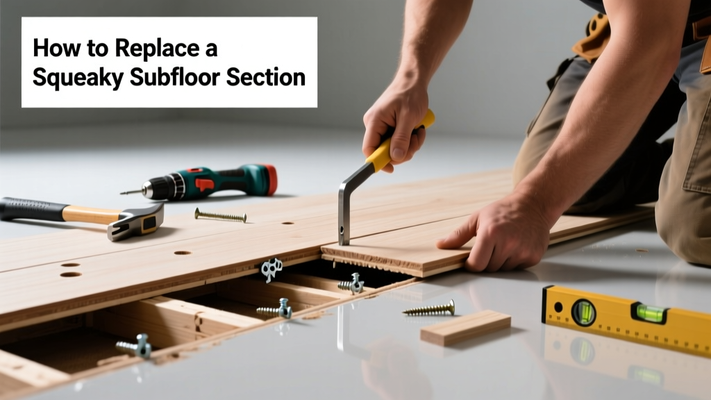 How to Replace a Squeaky Subfloor Section