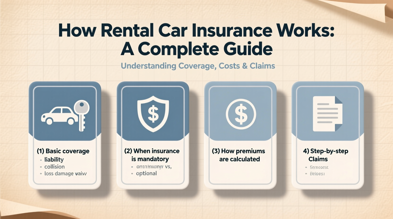 how does a rental car work with insurance
