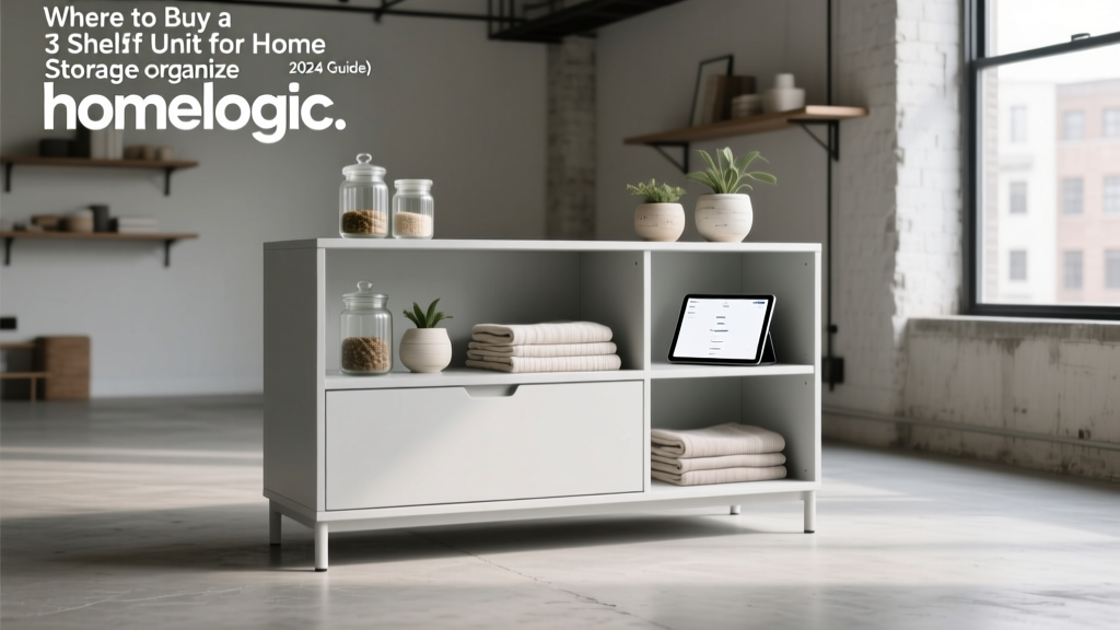 Where to Buy a 3 Shelf Unit for Home Storage (2024 Guide)