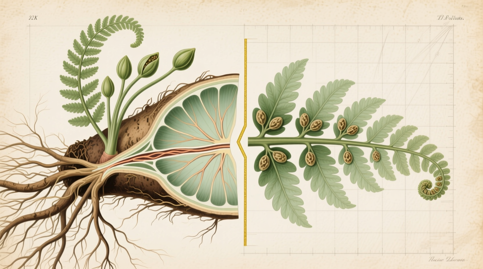 how to split a fern