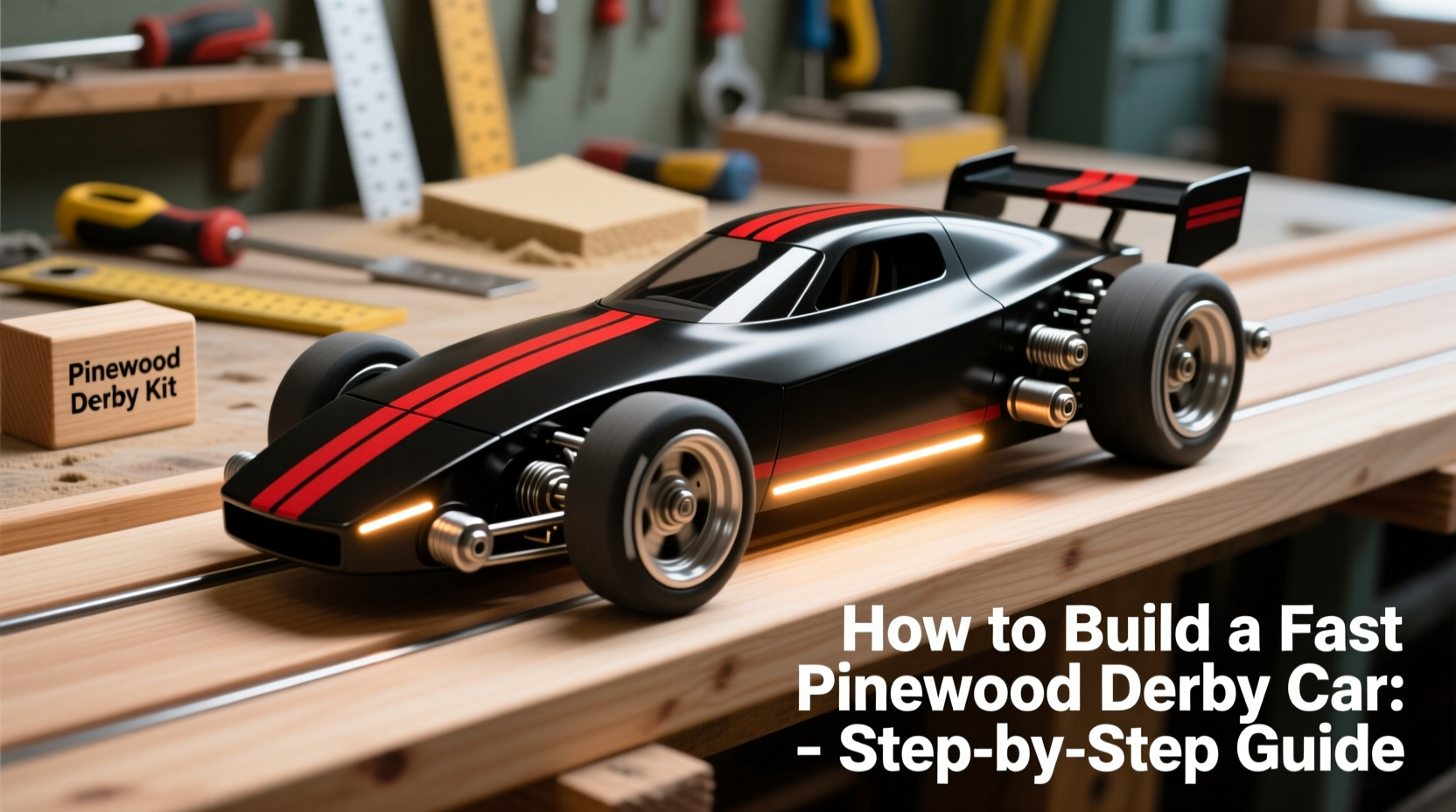 how to make a pinewood derby car