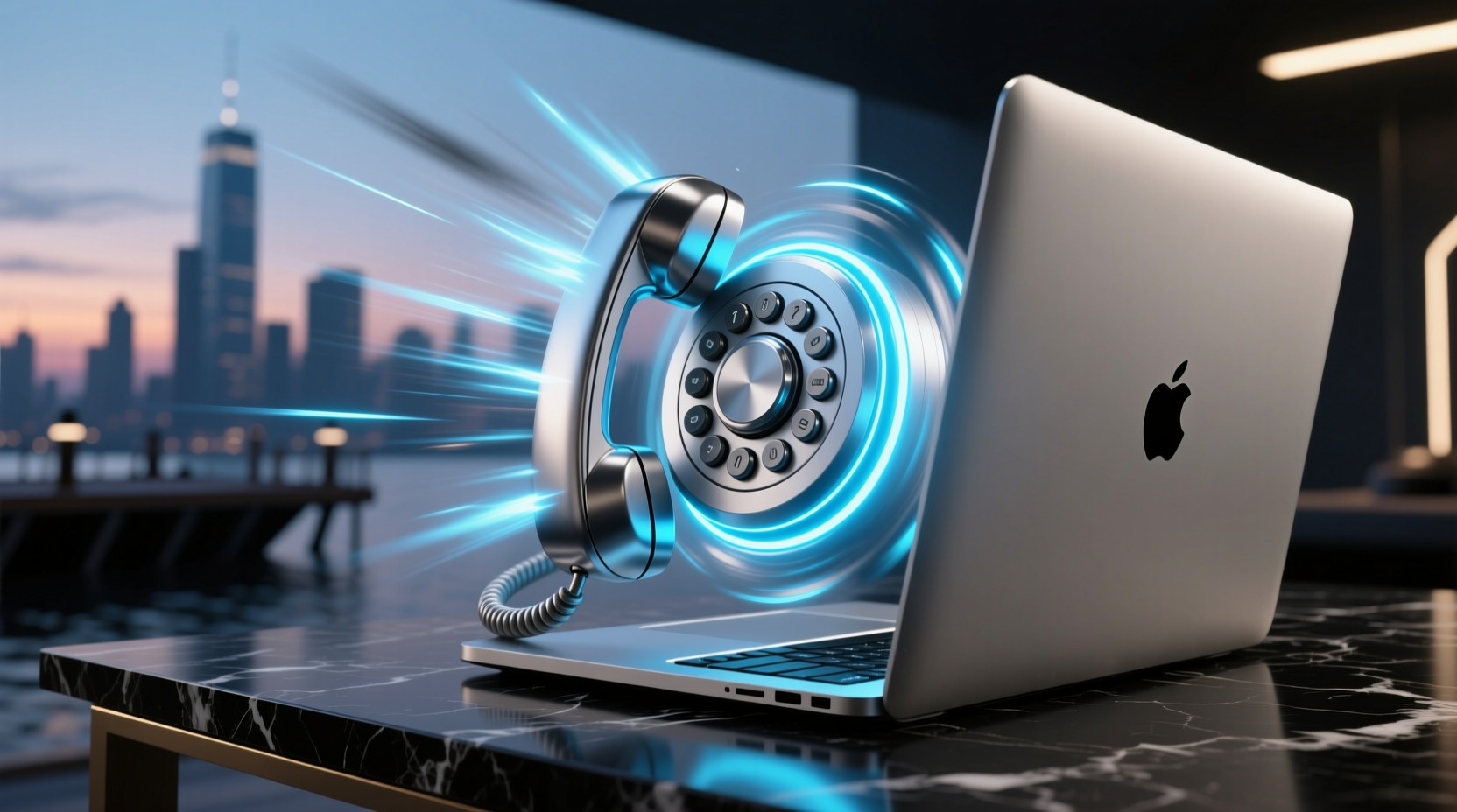 dockphone dials out from your mac quickly