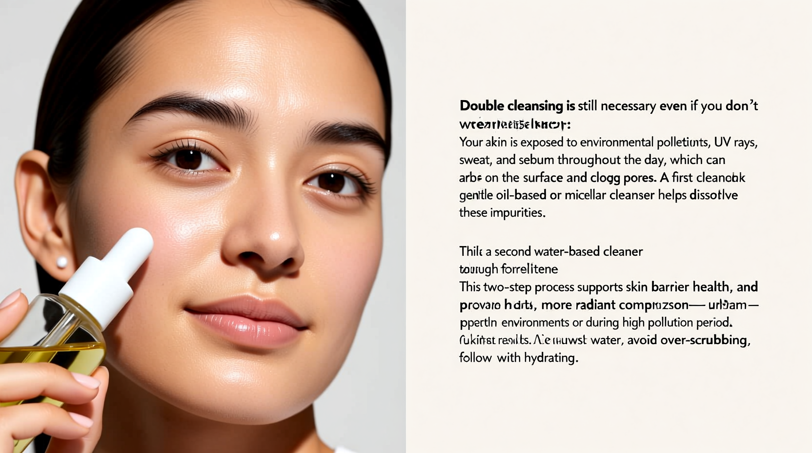 double cleansing is it necessary if i dont wear makeup