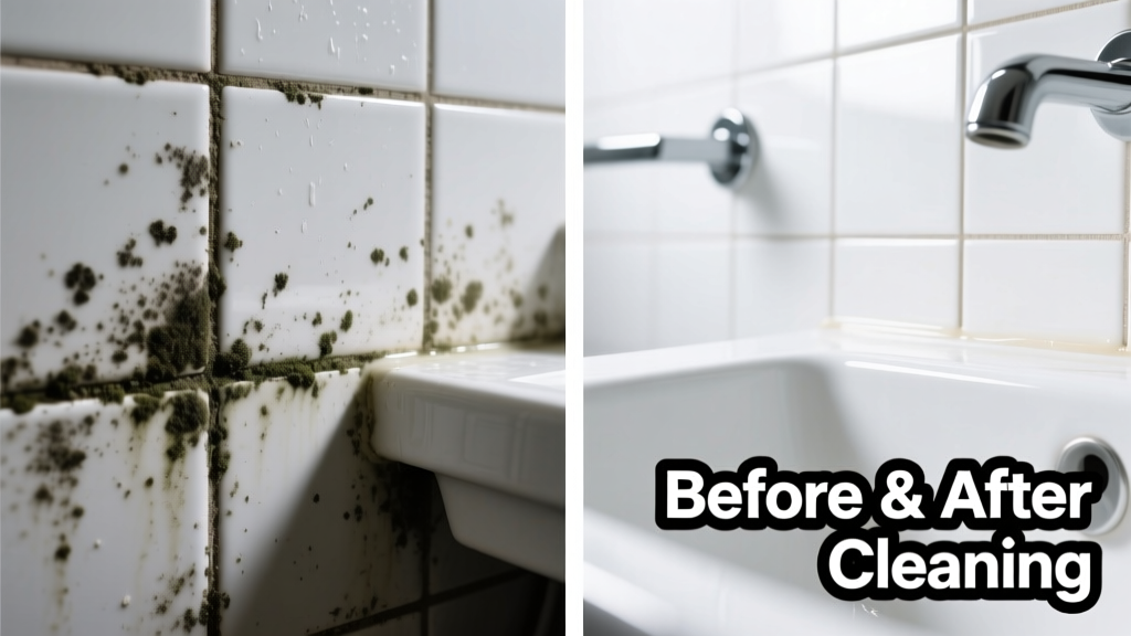 How to Remove Mildew from Ceramic Tile and Fixtures
