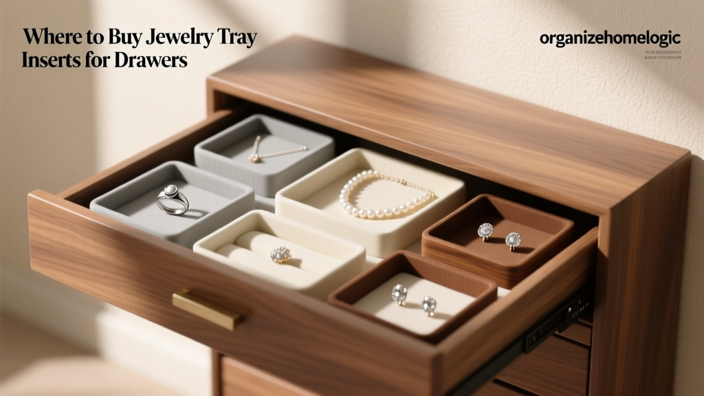 Where to Buy Jewelry Tray Inserts for Drawers