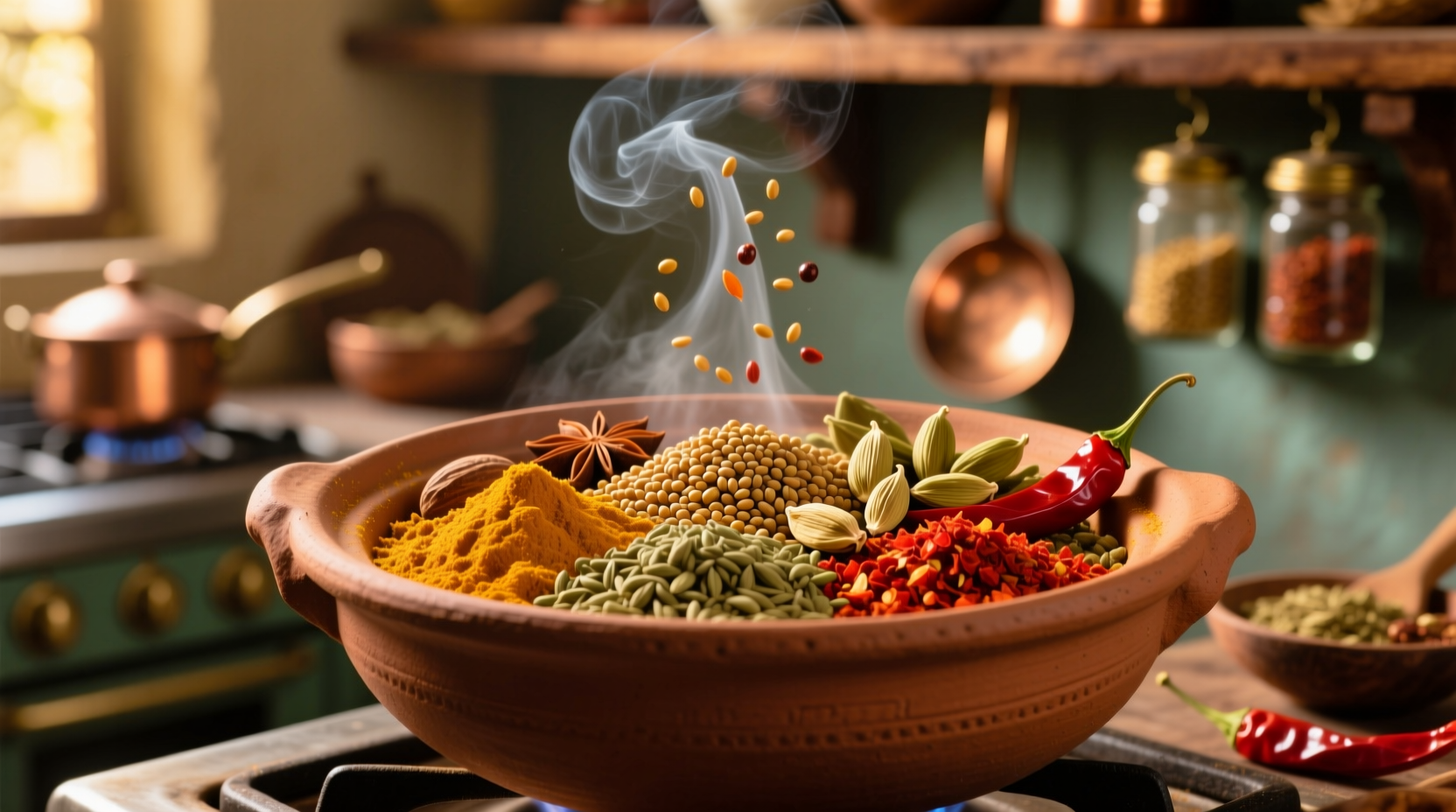indian spices 101 benefits frying spices