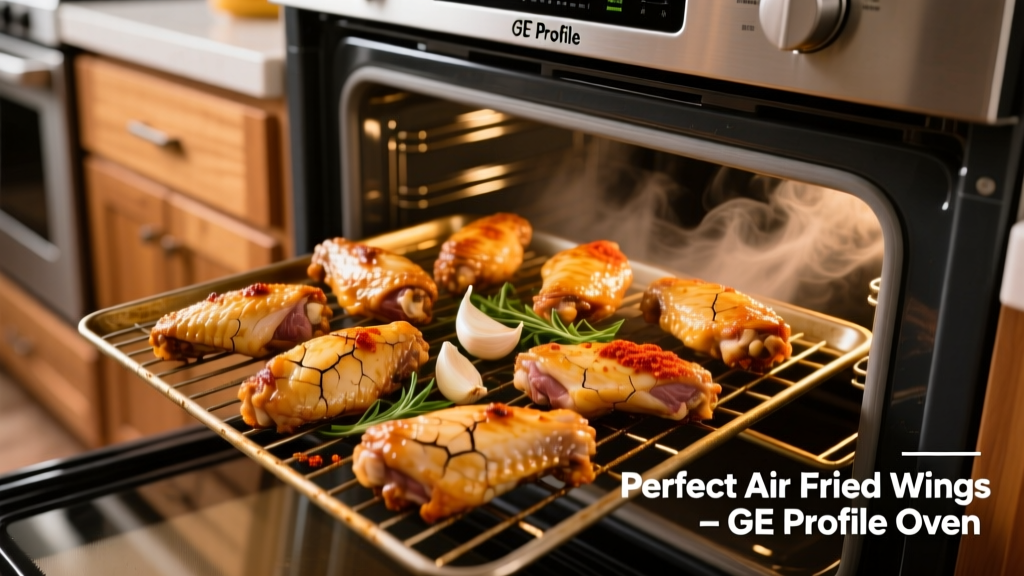 Perfect Air Fried Chicken Wings in GE Profile Oven