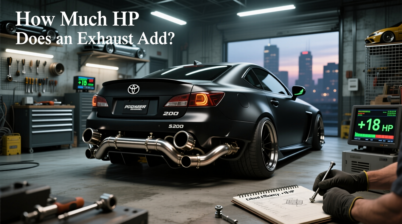 How to choose is200 exhaust,How much HP does an exhaust add?