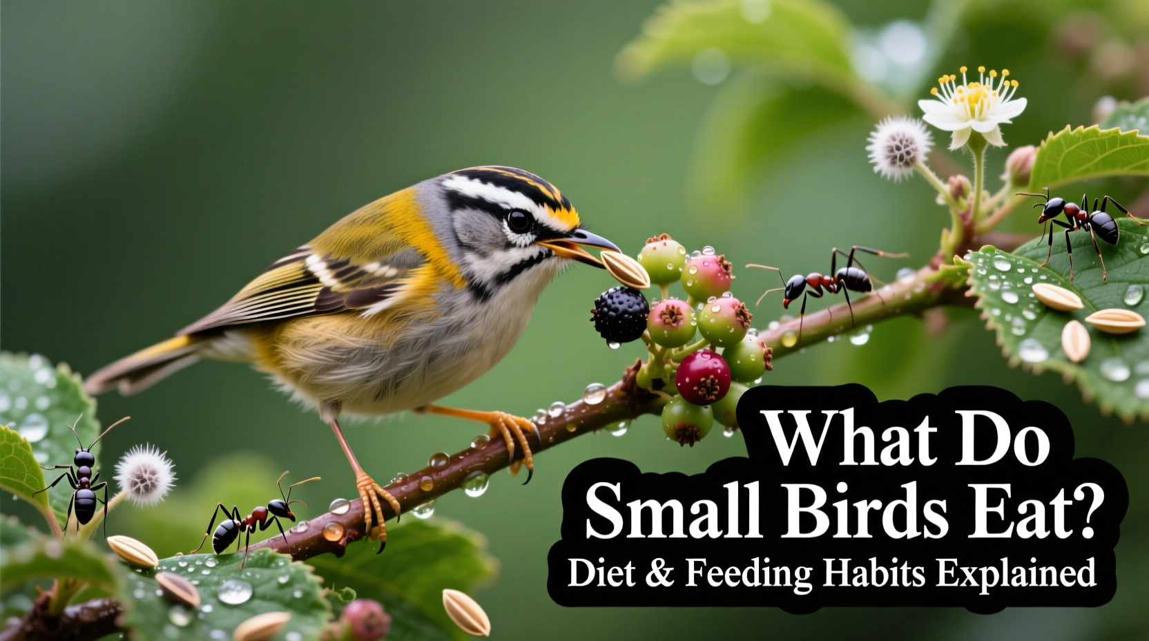 what do small birds eat