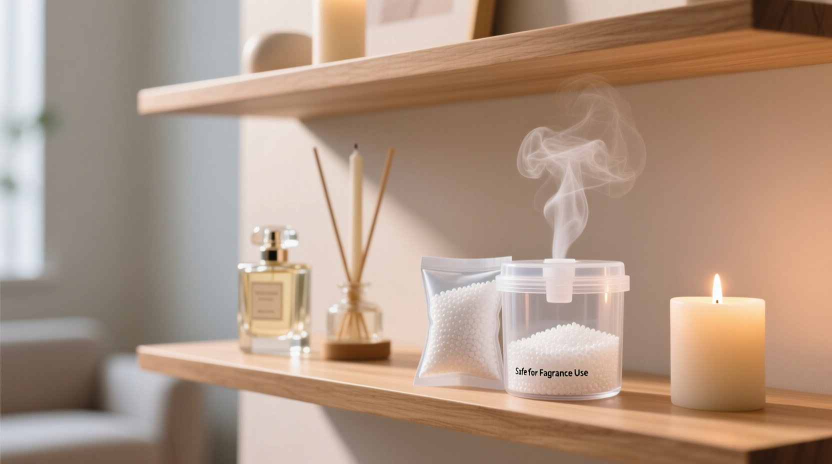 closet dehumidifier pod safety near perfume candles
