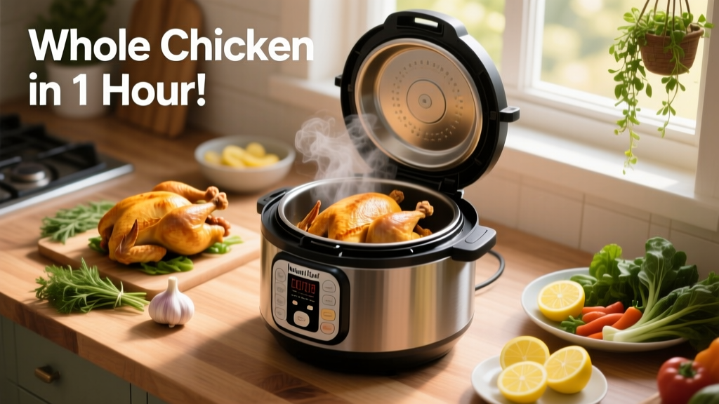 Whole Chicken in Instant Pot Duo Crisp Air Fryer Guide
