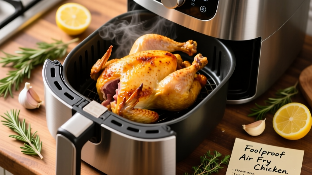 How to Air Fry a Whole Chicken: Crispy, Juicy & Foolproof