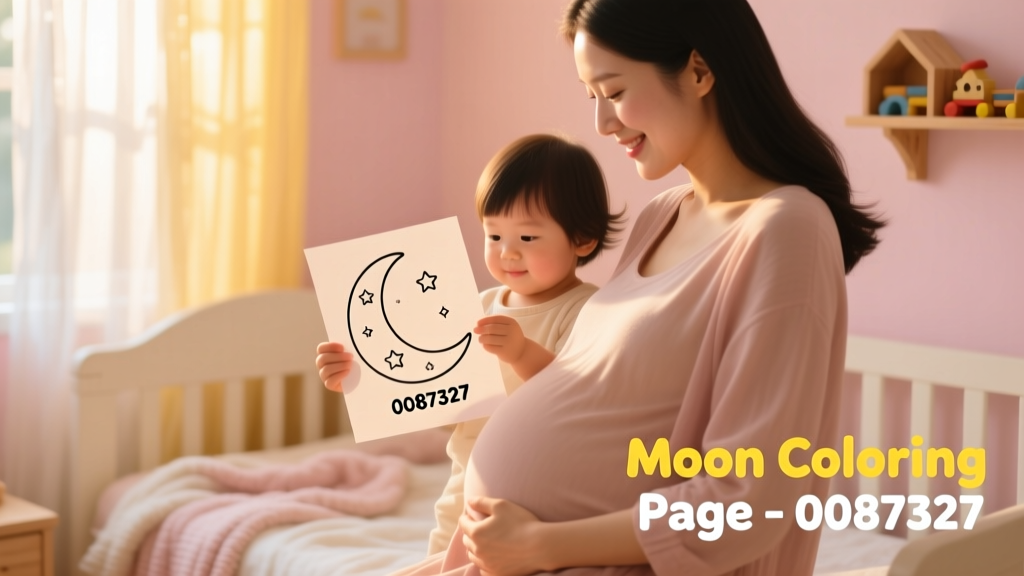 Moon Coloring Pages for Your Toddler: Developmental Benefits, Safety Tips, and Age-Appropriate Activity Strategies