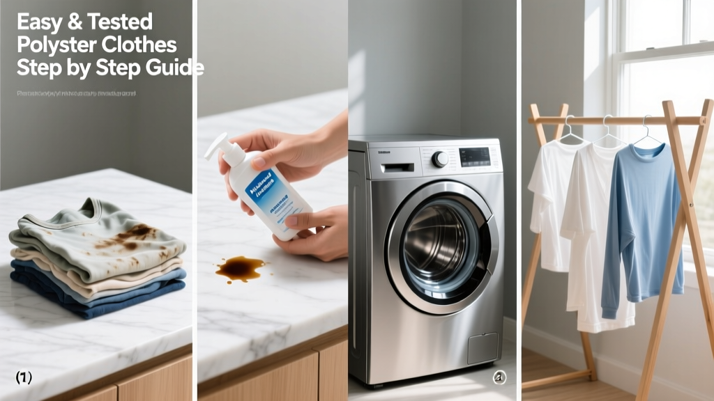 Easy & Tested Polyester Clothes Step by Step Guide