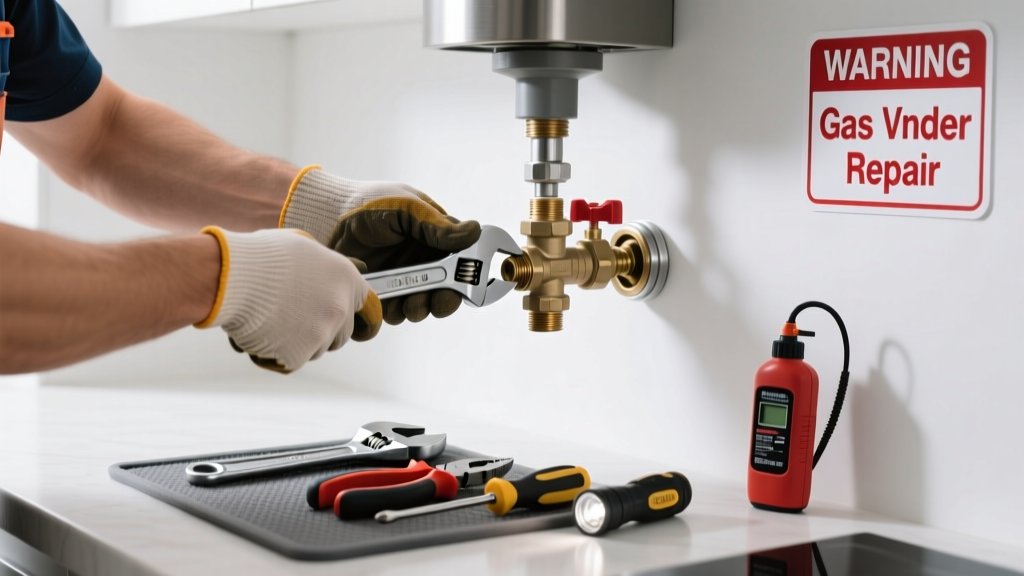 Fixing a Stuck Gas Valve in the Kitchen Safely