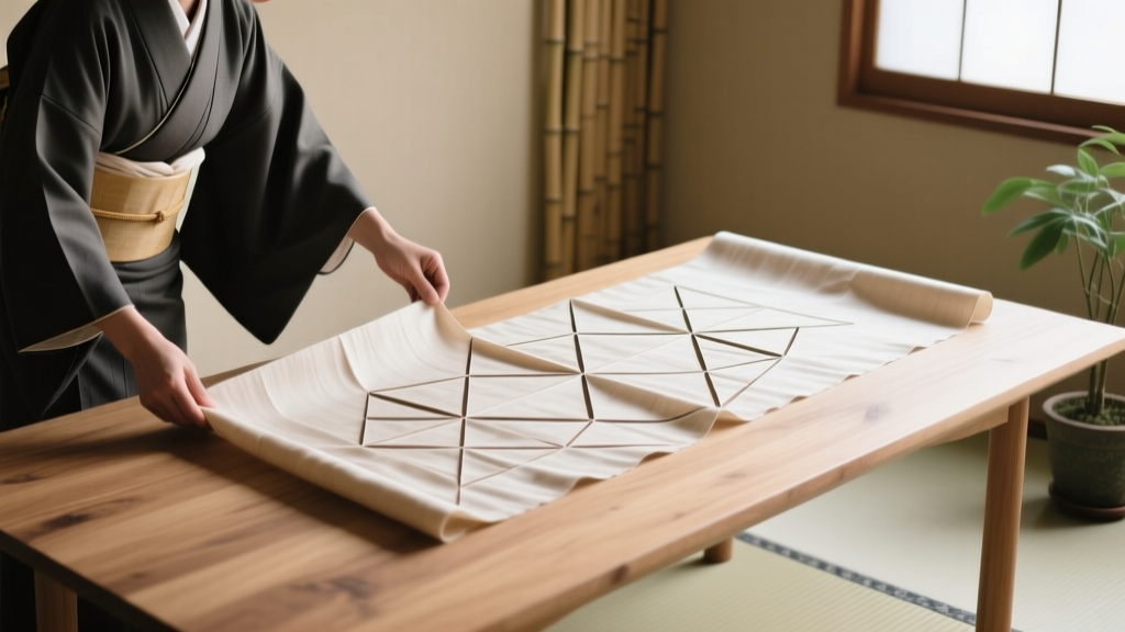 Zero-Waste Kimono Construction: Tanmono Cutting in 2026