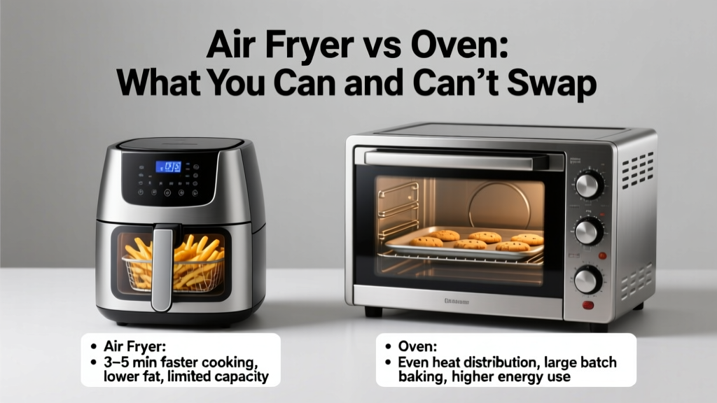 Air Fryer vs Oven: What You Can (and Can’t) Swap