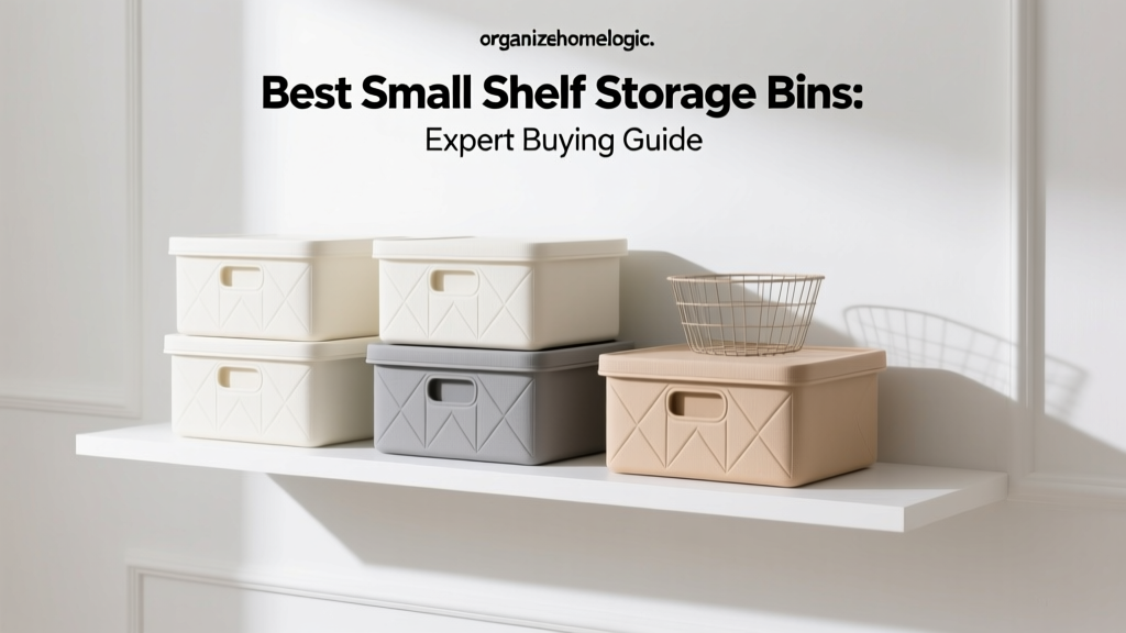 Best Small Shelf Storage Bins: Expert Buying Guide