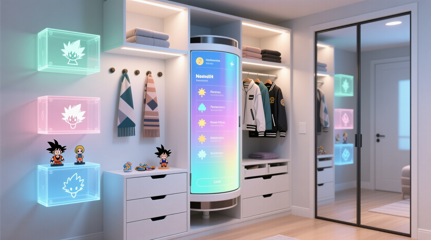 closet organization tips for anime fans