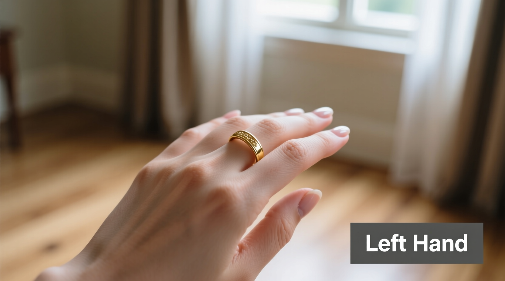 does the wedding ring go on the left hand