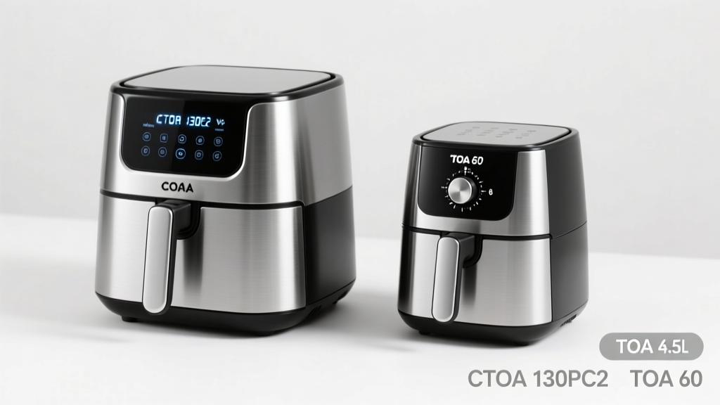 CTOA 130PC2 vs TOA 60: Which Air Fryer Wins?
