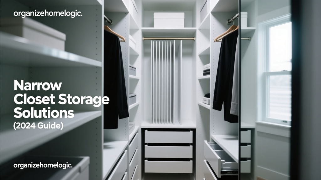 Narrow Closet Storage Solutions (2024 Guide)