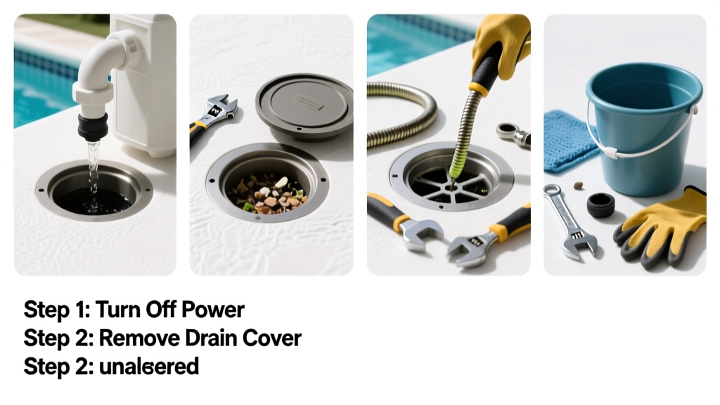 How to Fix a Clogged Pool Drain: Step-by-Step Repair