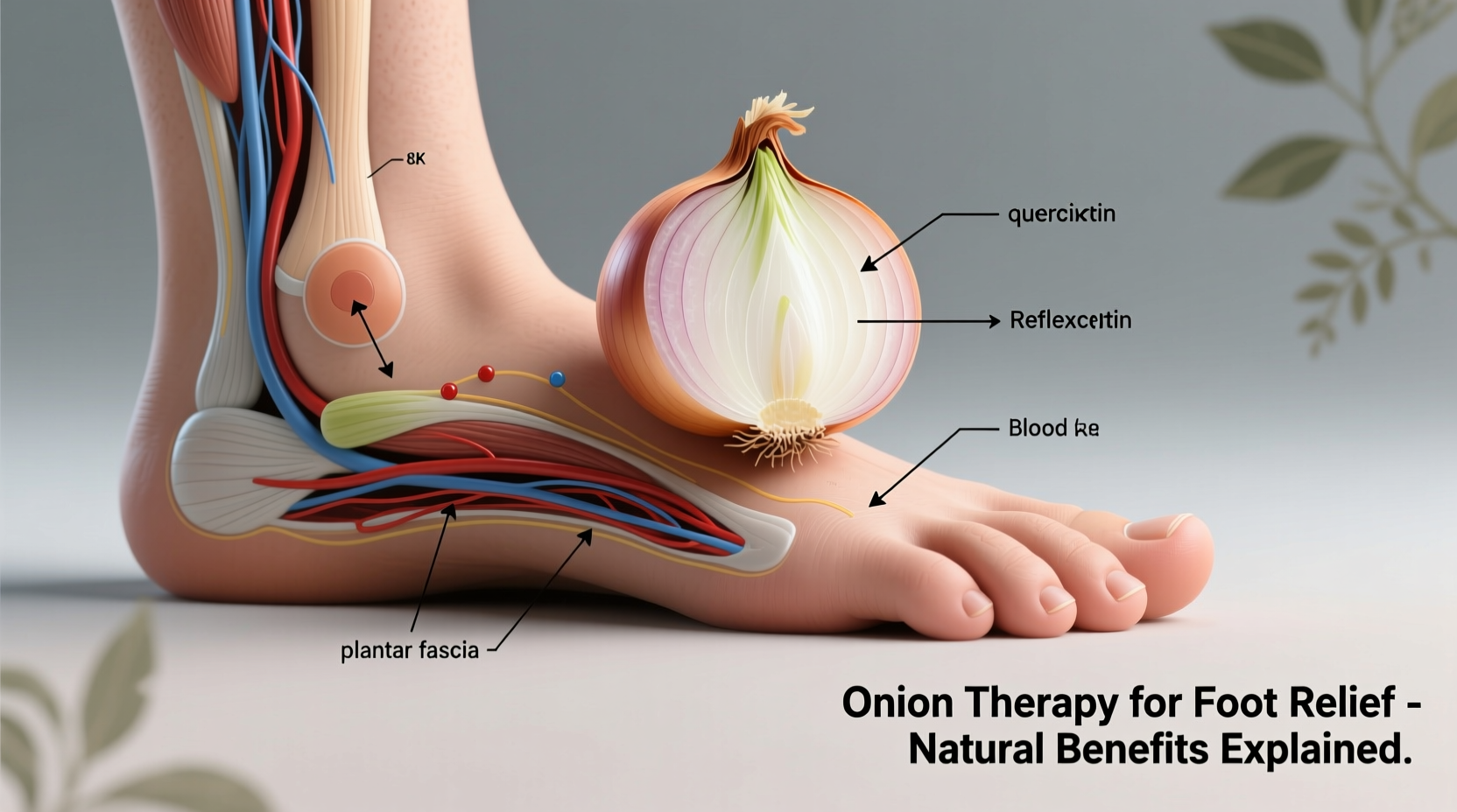using an onion on the foot remedies and benefits explained