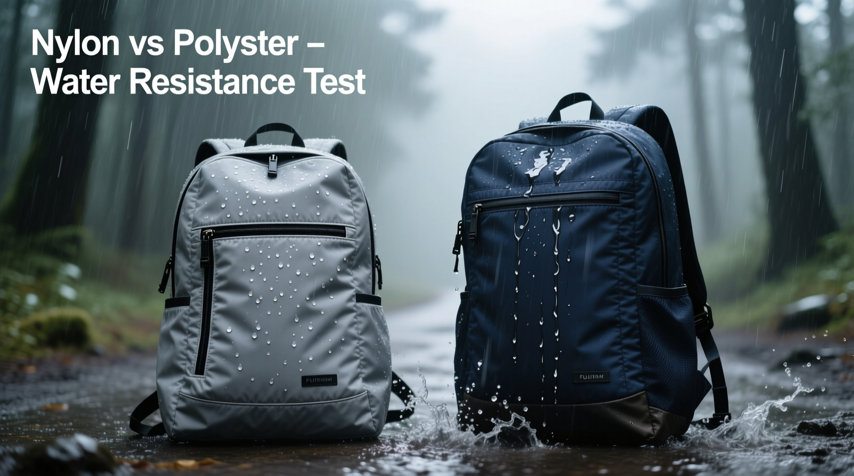 nylon vs polyester backpack which resists water better in rain