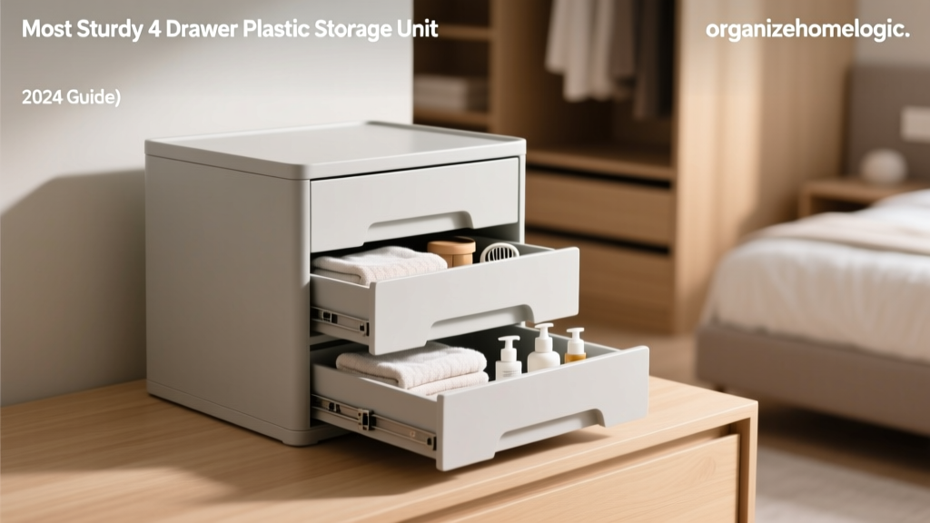 Most Sturdy 4 Drawer Plastic Storage Unit (2024 Guide)