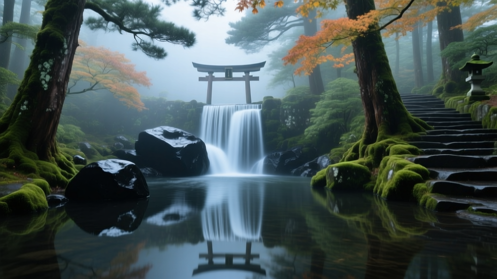 Waterfall in Japanese: Cultural Dream Symbolism