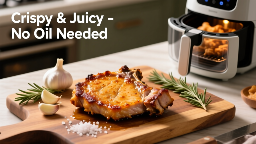 Air Fryer Boneless Pork Chops: Crispy, Juicy & Safe