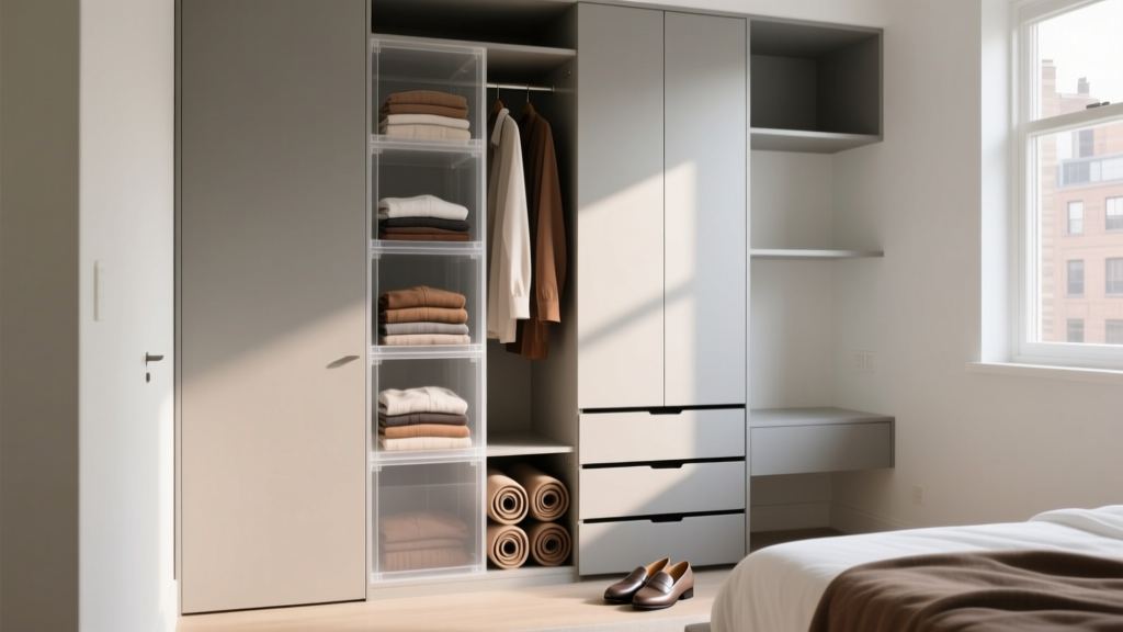 Best Clothes Storage for Small Spaces Without Closets