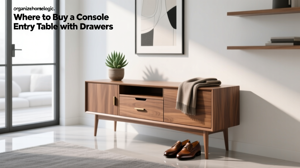 Where to Buy a Console Entry Table with Drawers