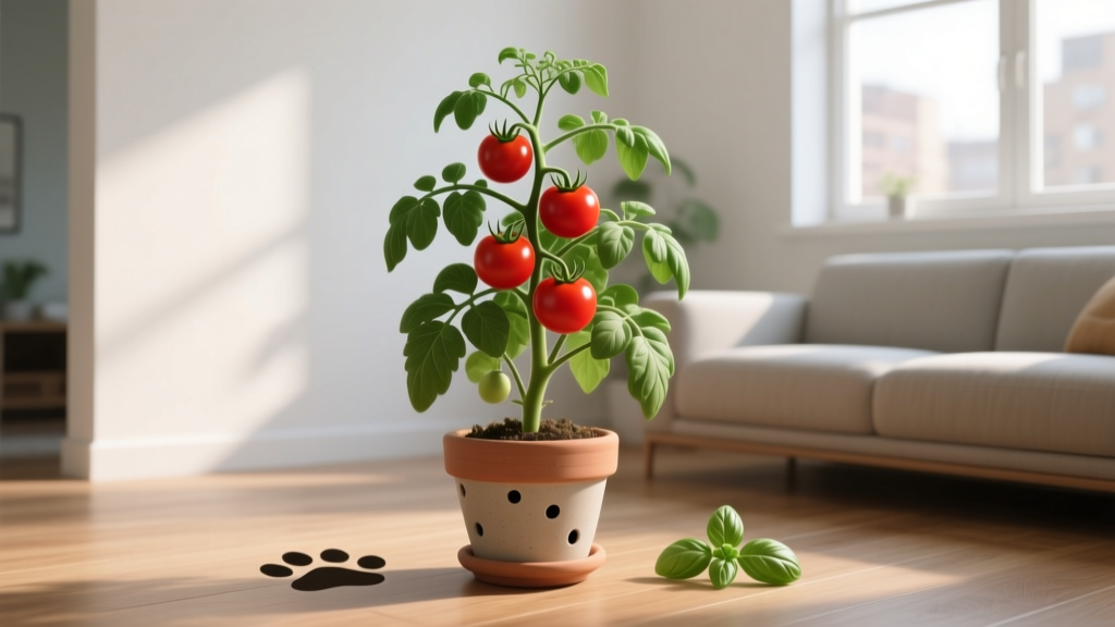 Pet-Friendly Indoor Tomato Plant Watering Schedule