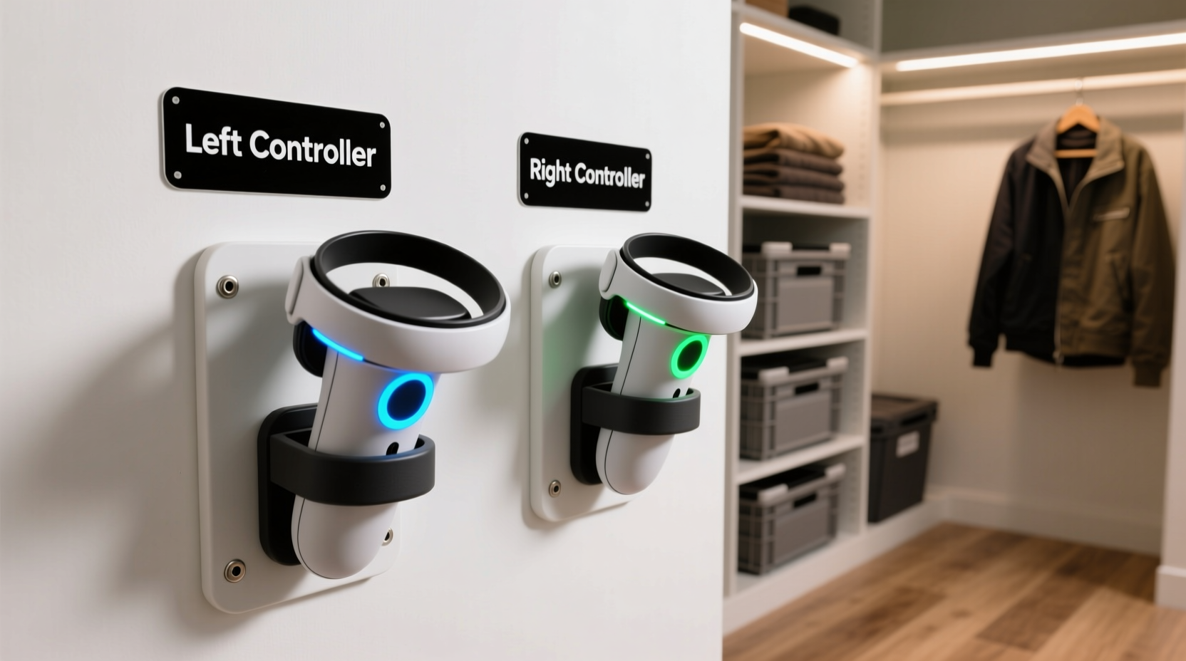 vr controller closet storage tips