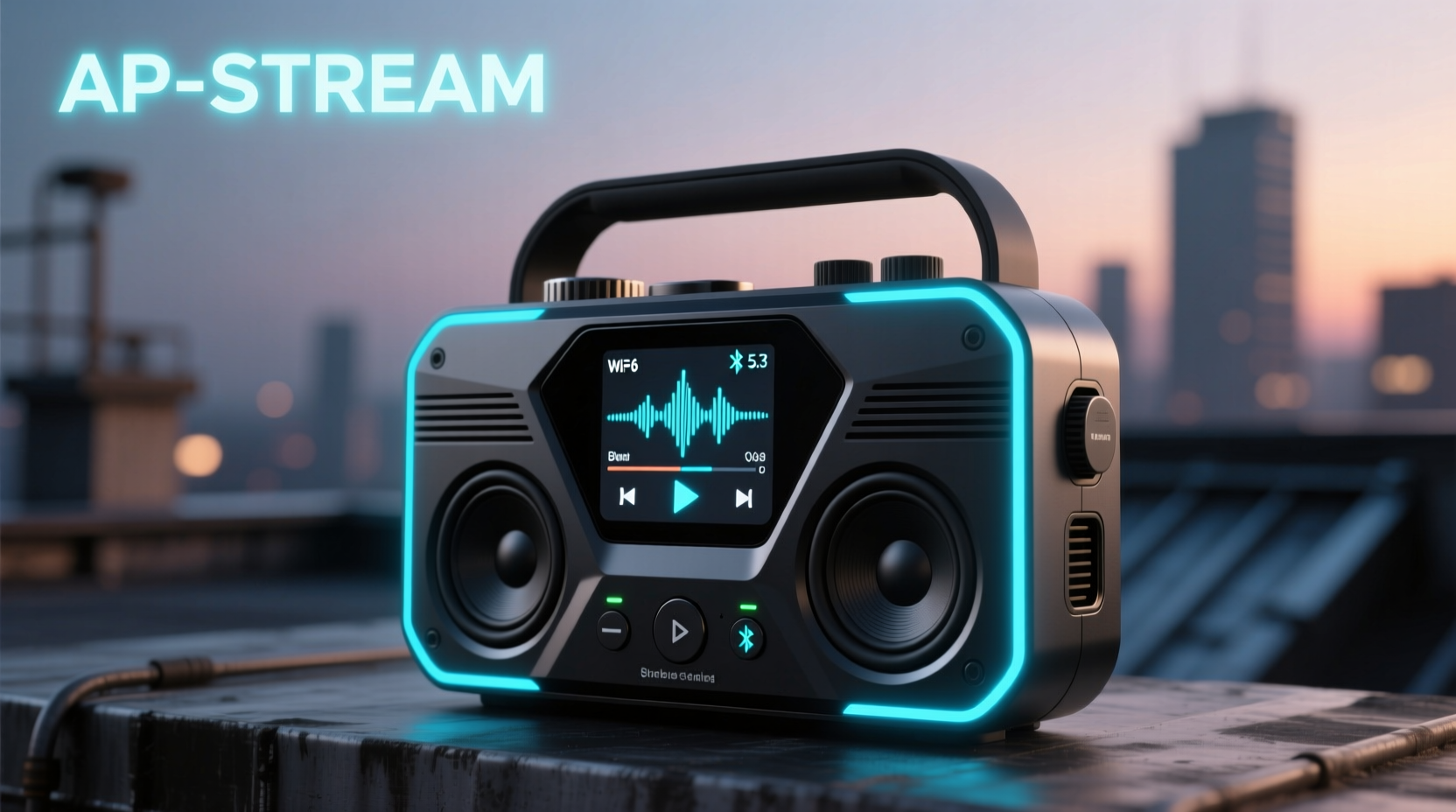 build a portable wireless streaming stereo using an ap