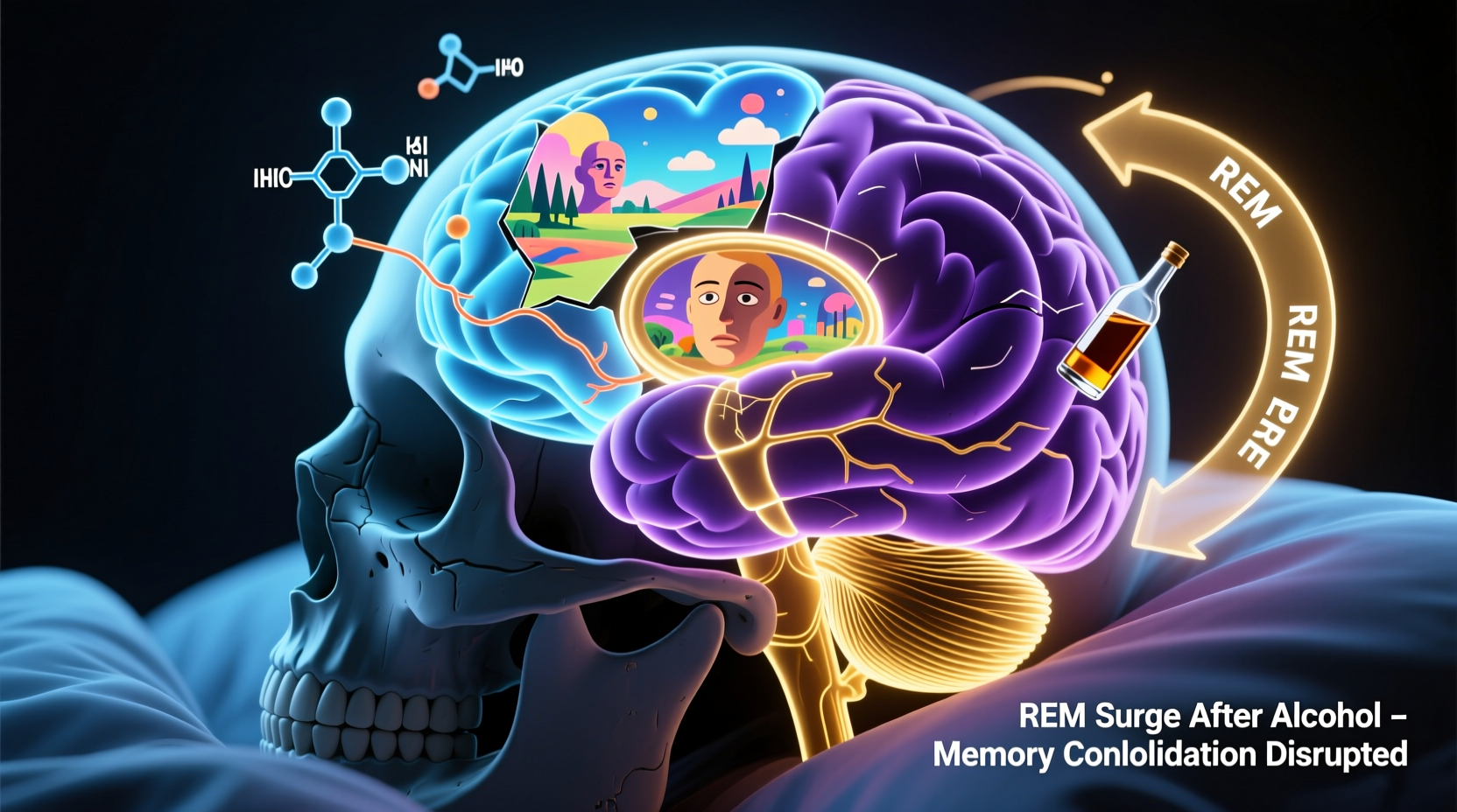 why do i remember dreams more after drinking alcohol sleep cycle effects