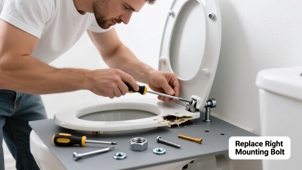 Fixing a Loose Toilet Seat: Replace the Right Part