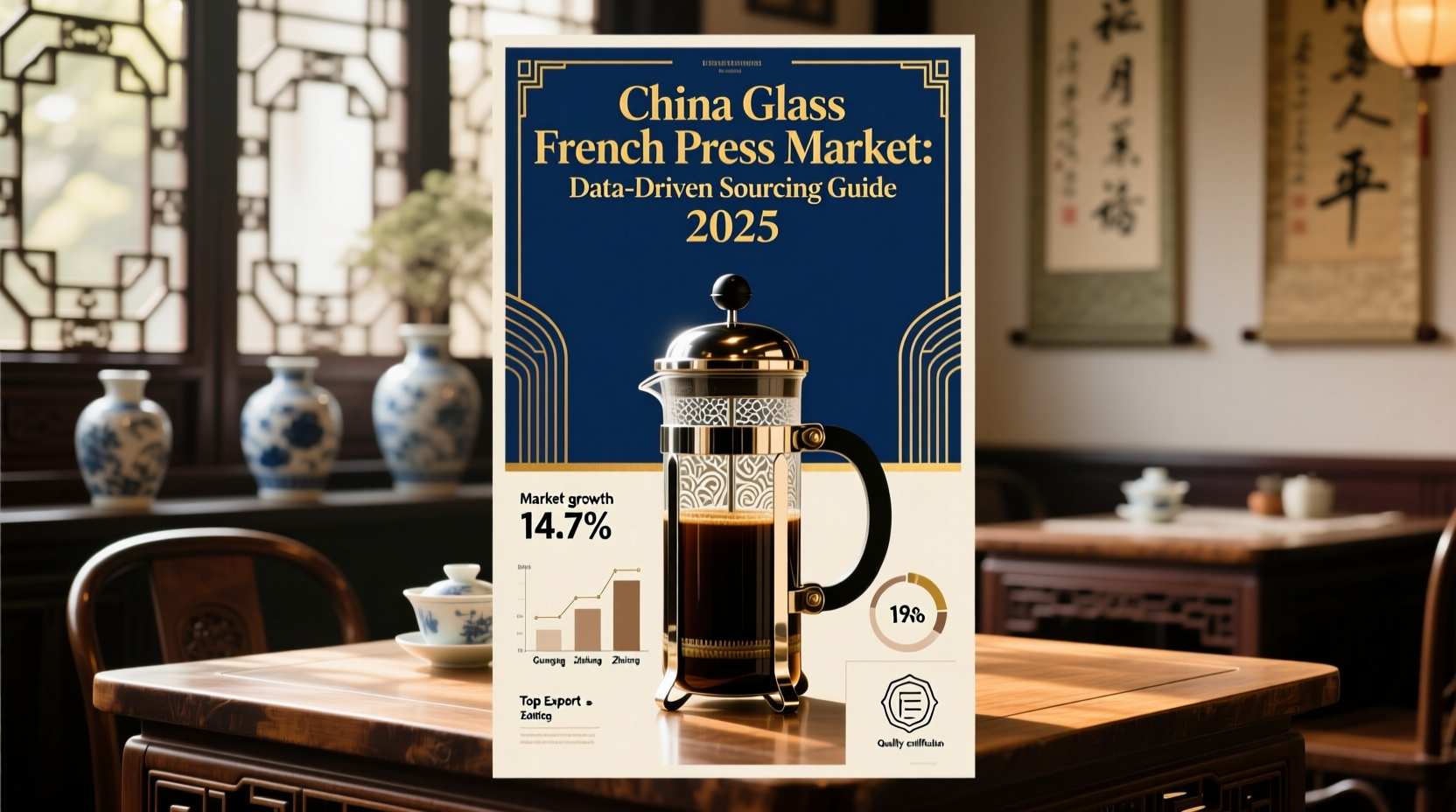 china hot selling glass french press