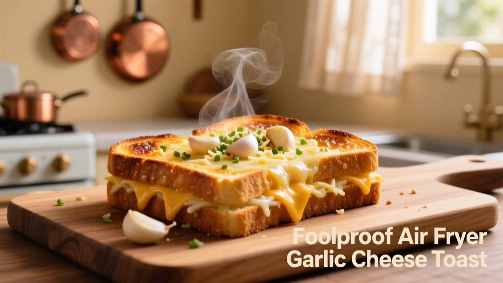 Garlic Cheese Toast in Air Fryer: Crispy, Golden & Foolproof