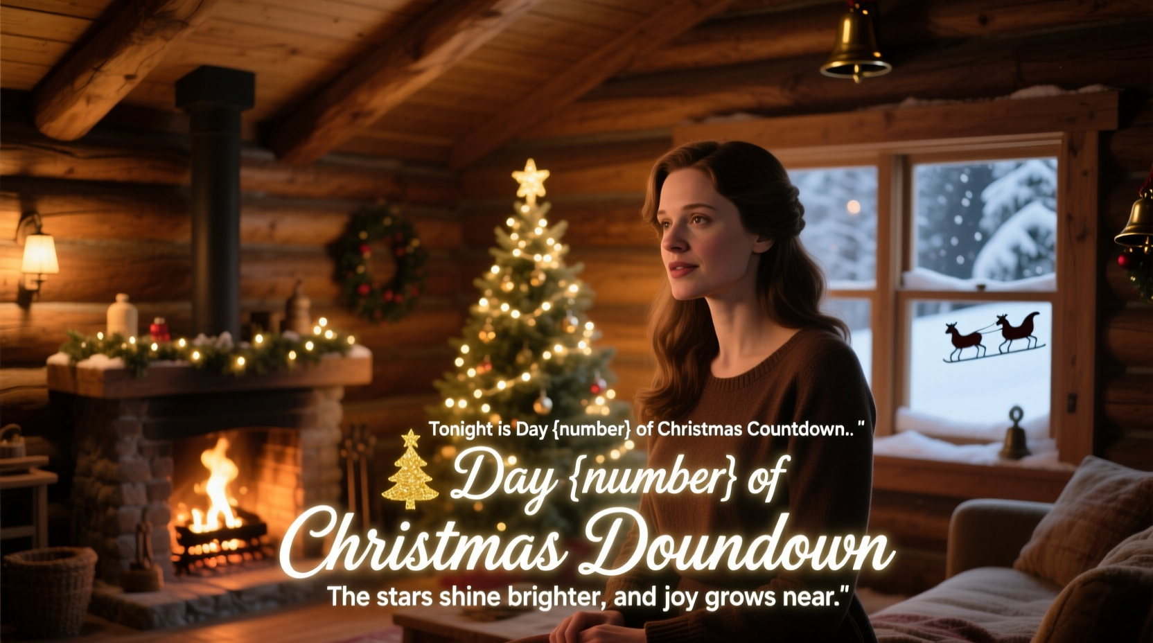 can you program alexa to narrate a nightly christmas countdown