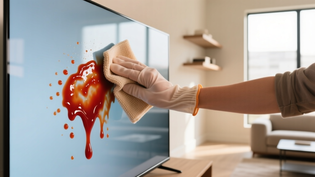 Tested: How to Get Hot Sauce Out of TV Screen Fast