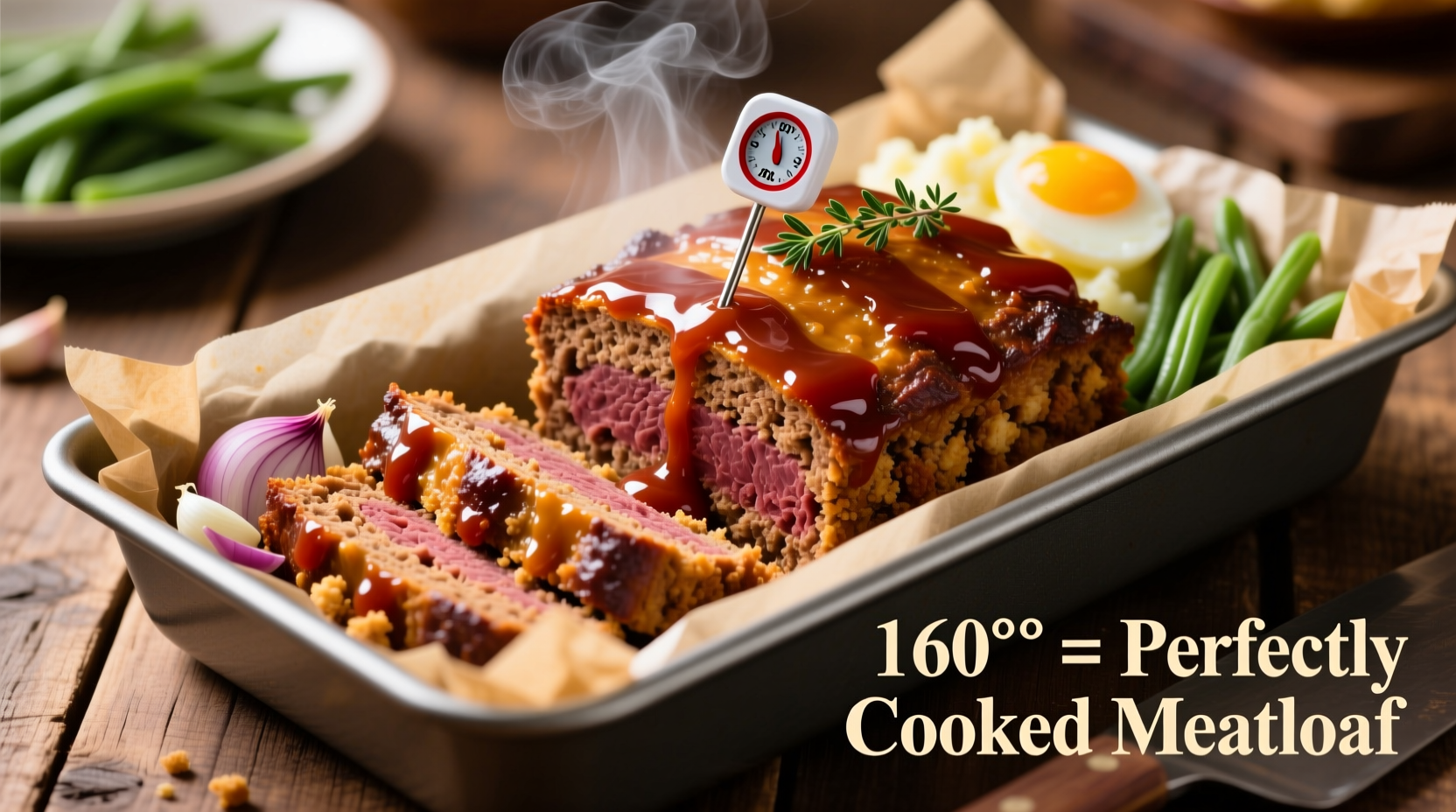 what temp to cook meatloaf at
