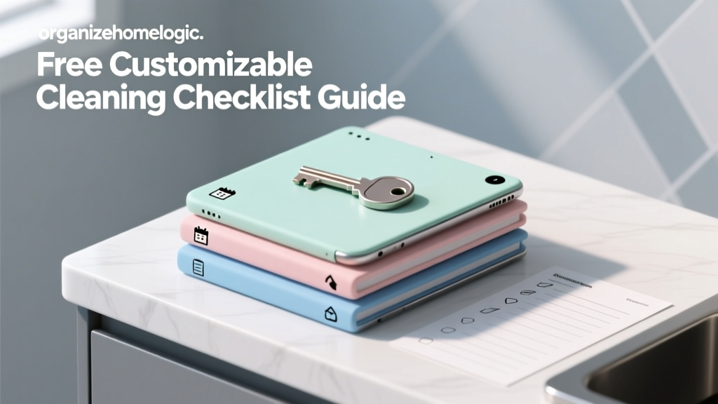 Free Customizable Cleaning Checklist Guide