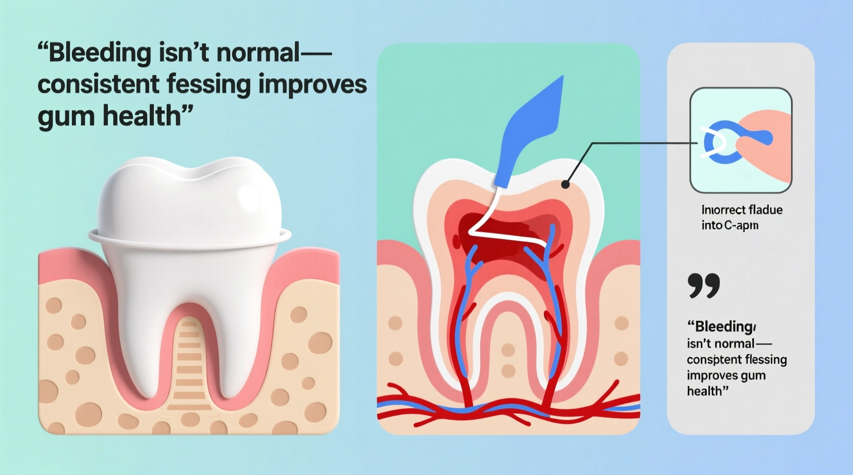 why are my gums bleeding when i floss common mistakes and remedies