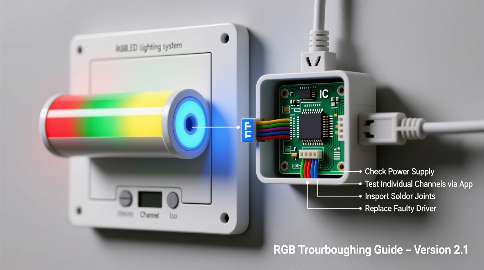 why does one color in my rgb lights not work troubleshooting guide